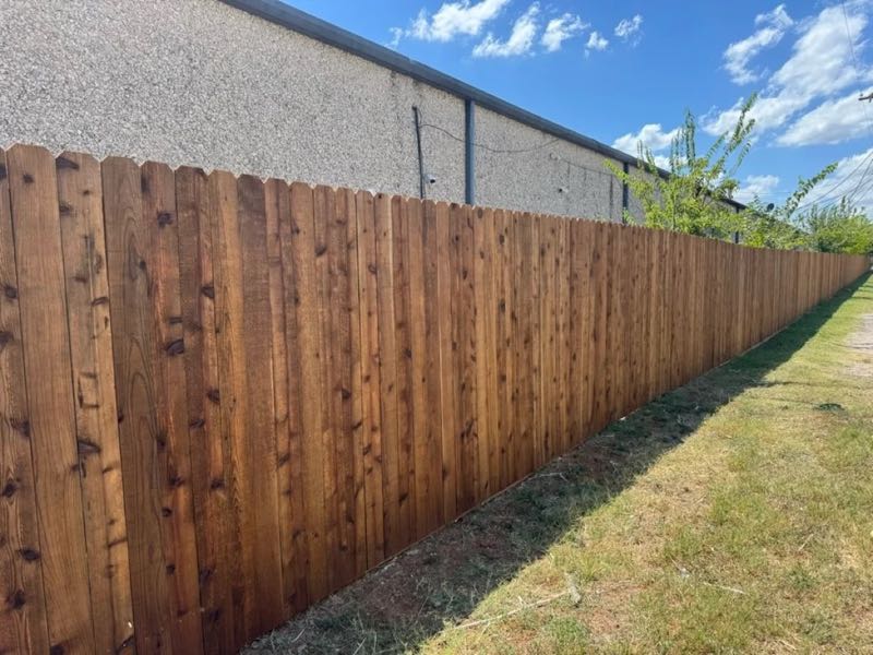 Cedar Privacy Fence in Little Elm