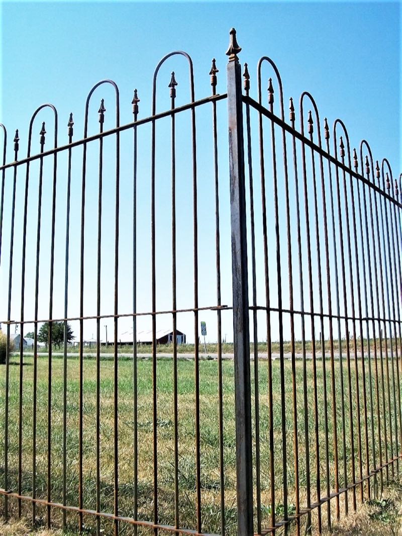 Iron Fence near Aubrey